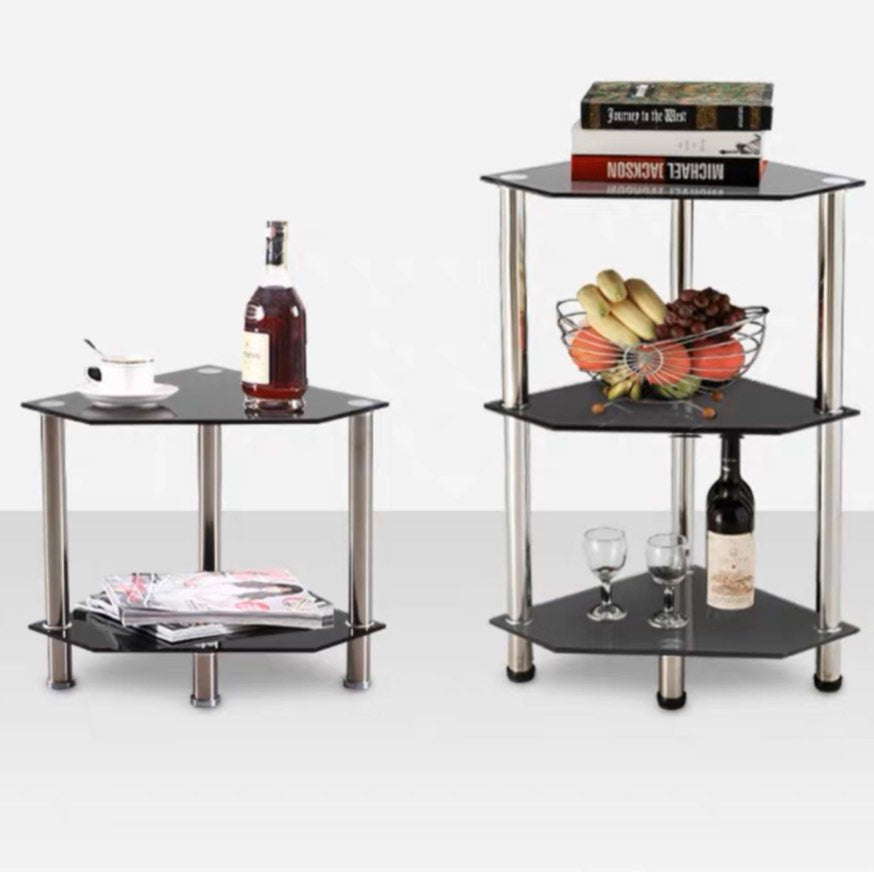 Rectangular Glass Display Table GRANU Modern Glass Display Table – Radical Homes