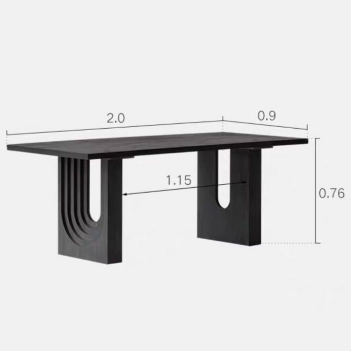 GILBERT Modern Solid Wood Dining Table