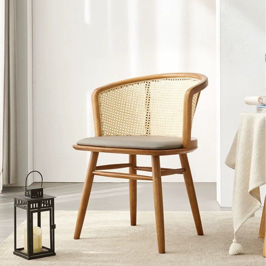 ULIK Rustic Rattan Dining Chair