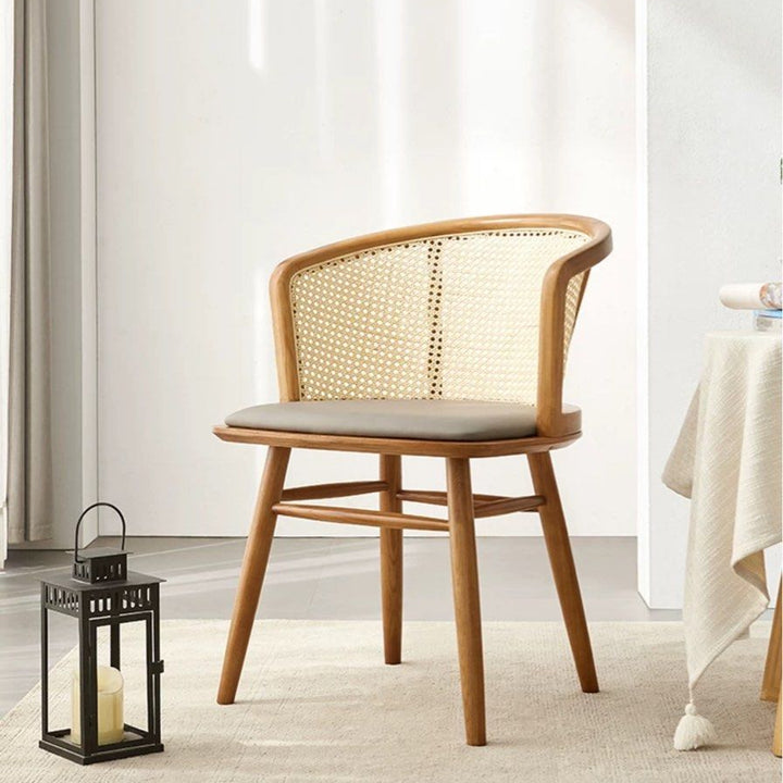 ULIK Rustic Rattan Dining Chair