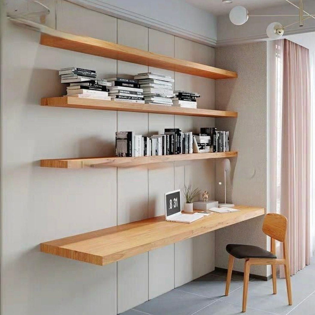 Floating Study Table Fixing Table GRIMES Japandi Floating Study Table – Radical Homes