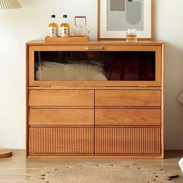 HARKEL Stackable Solid Wood Sideboard