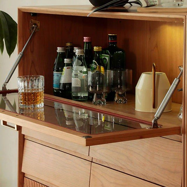 HARKEL Stackable Solid Wood Sideboard
