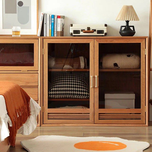 HARKEL Stackable Solid Wood Sideboard
