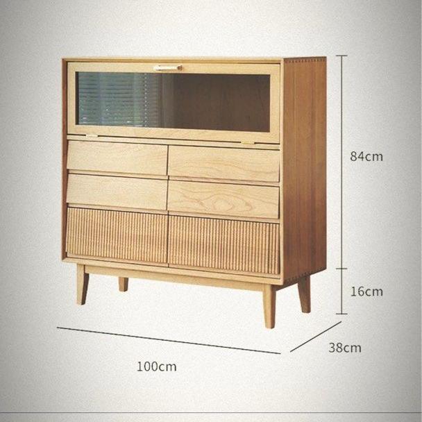 HARKEL Stackable Solid Wood Sideboard