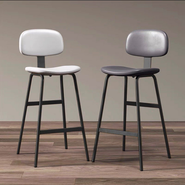 PAUL Modern Leather Bar Stool
