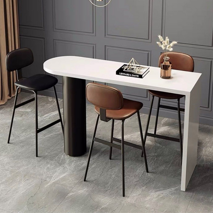 PAUL Modern Leather Bar Stool