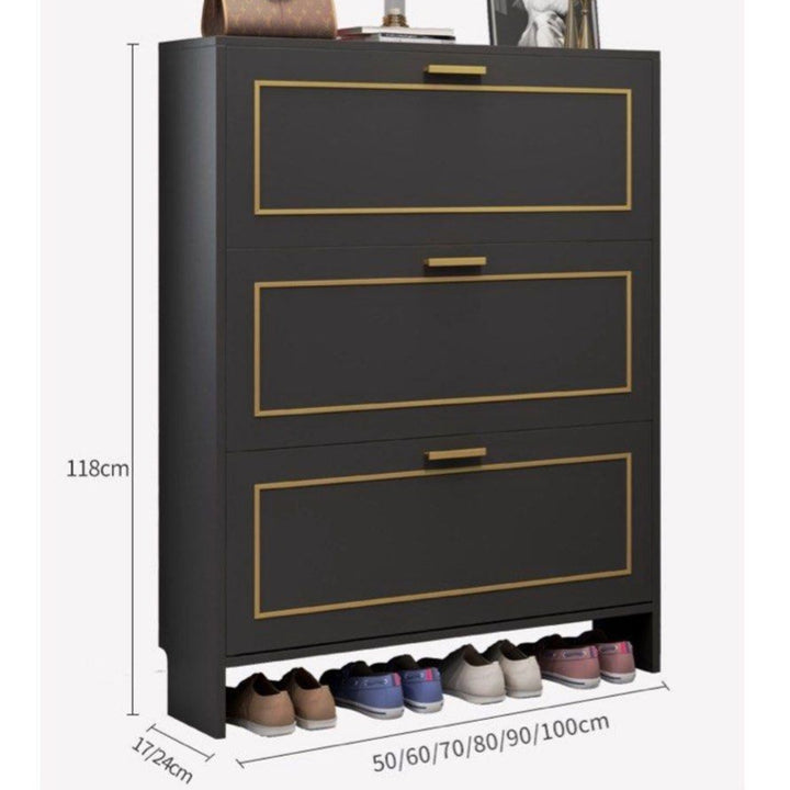 HADY Modern Slim Shoe Cabinet