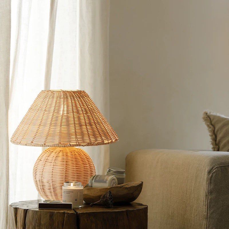 HAFREN Rattan Table Lamp