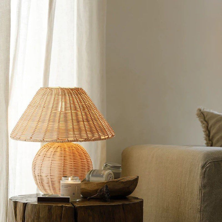 HAFREN Rattan Table Lamp