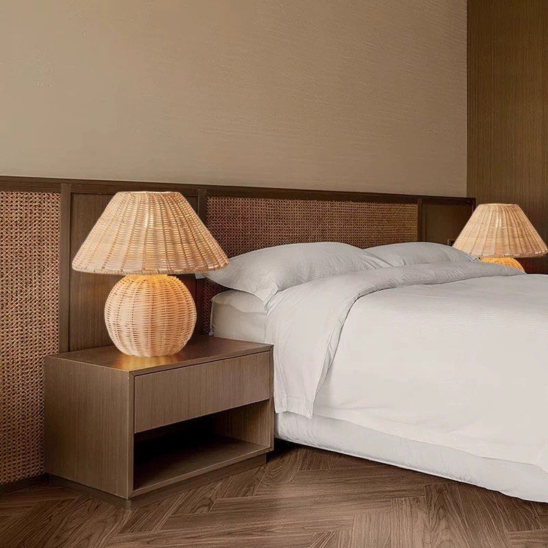 HAFREN Rattan Table Lamp