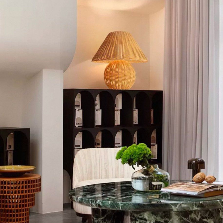 HAFREN Rattan Table Lamp