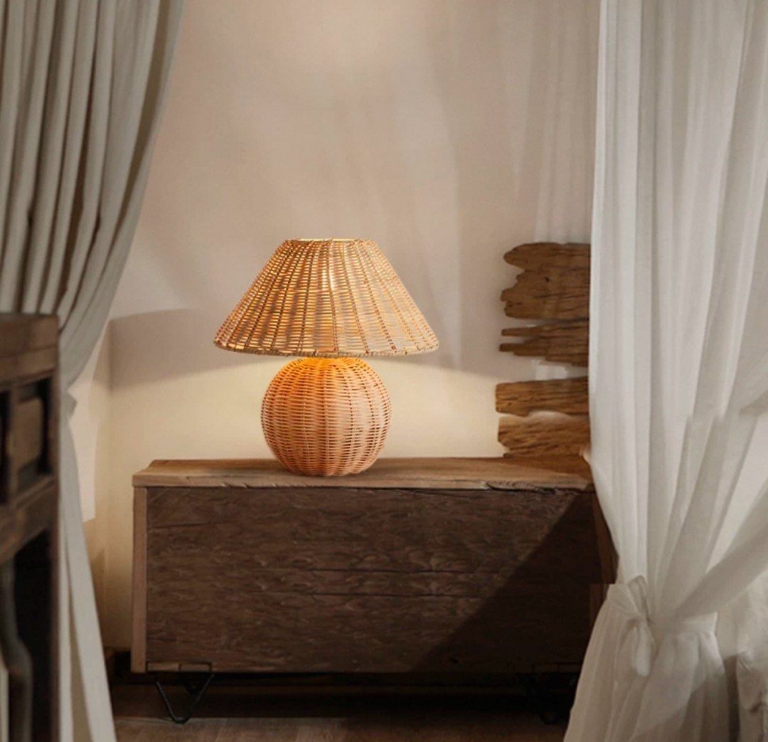 HAFREN Rattan Table Lamp