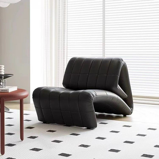 MATTHEW Modern Leather Adjustable Lounge Chair – Radical Homes