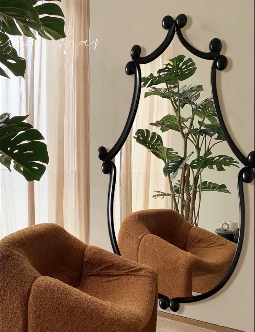 HALFER Mid Century Accent Mirror