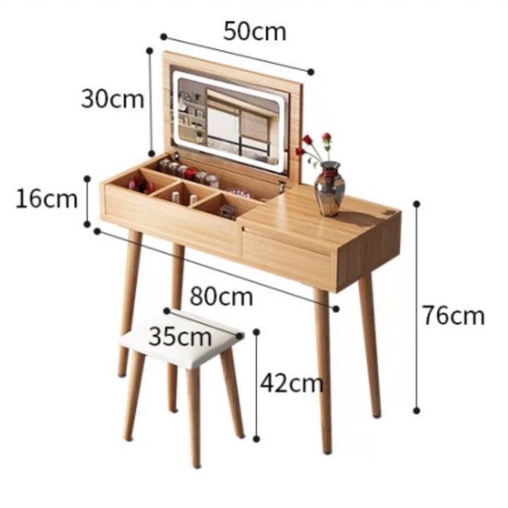 HALFI Modern Vanity Table Set