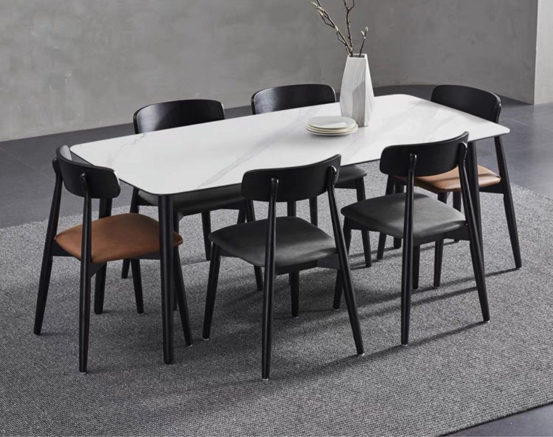 BORSON Modern Leather Dining Chair