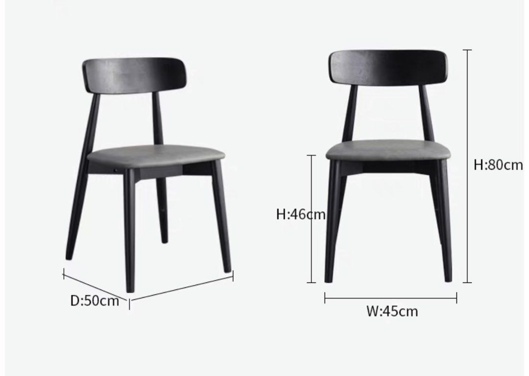 BORSON Modern Leather Dining Chair