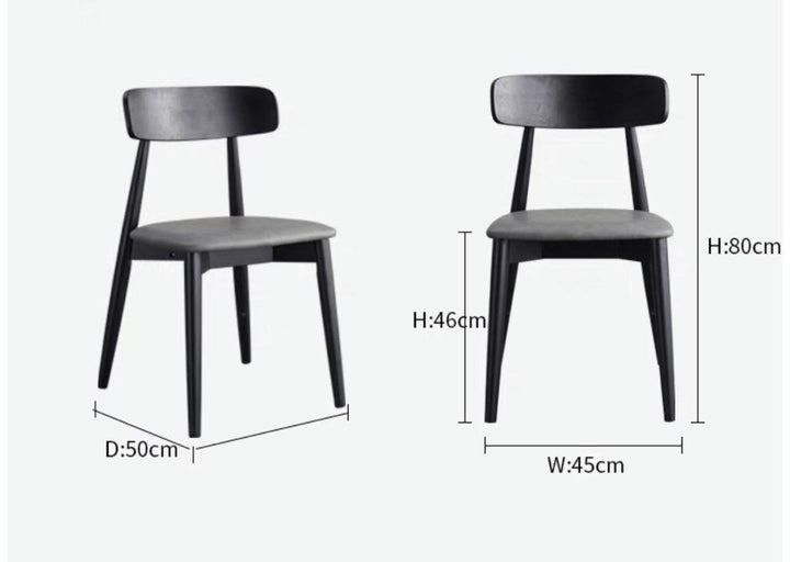 BORSON Modern Leather Dining Chair