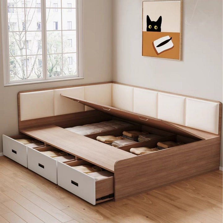 HANGEL Japandi Storage Bedframe