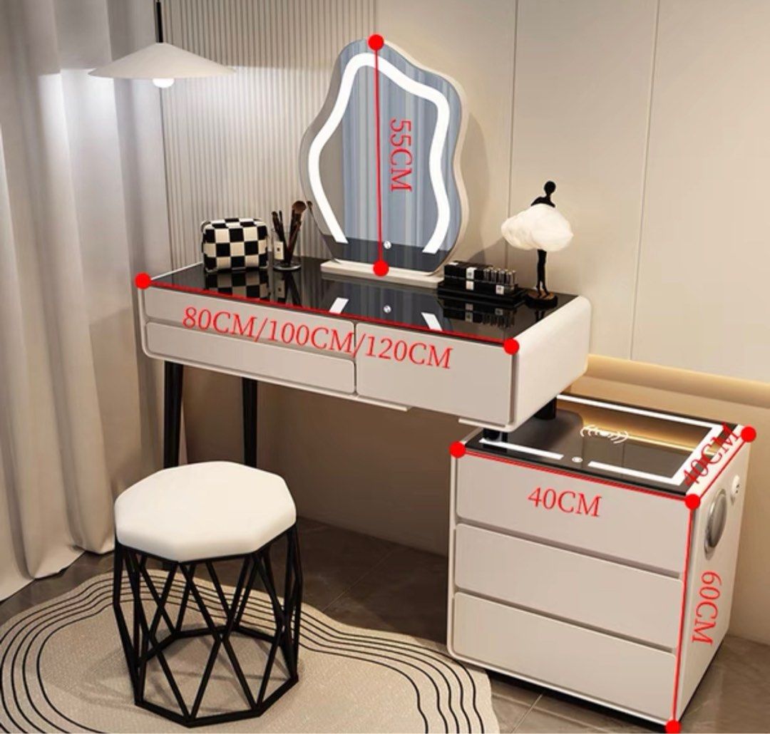 HANKO Modern Vanity Table Set
