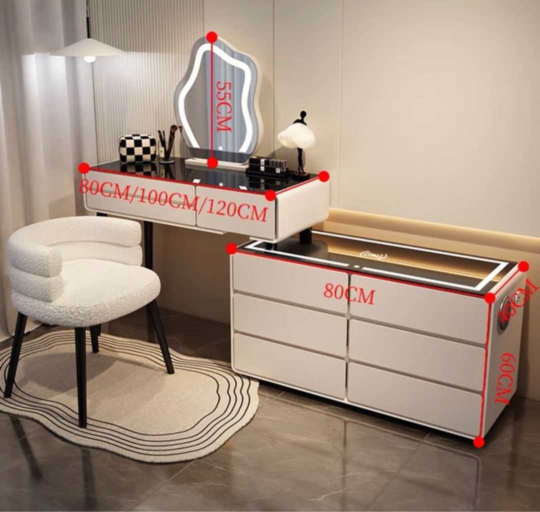 HANKO Modern Vanity Table Set