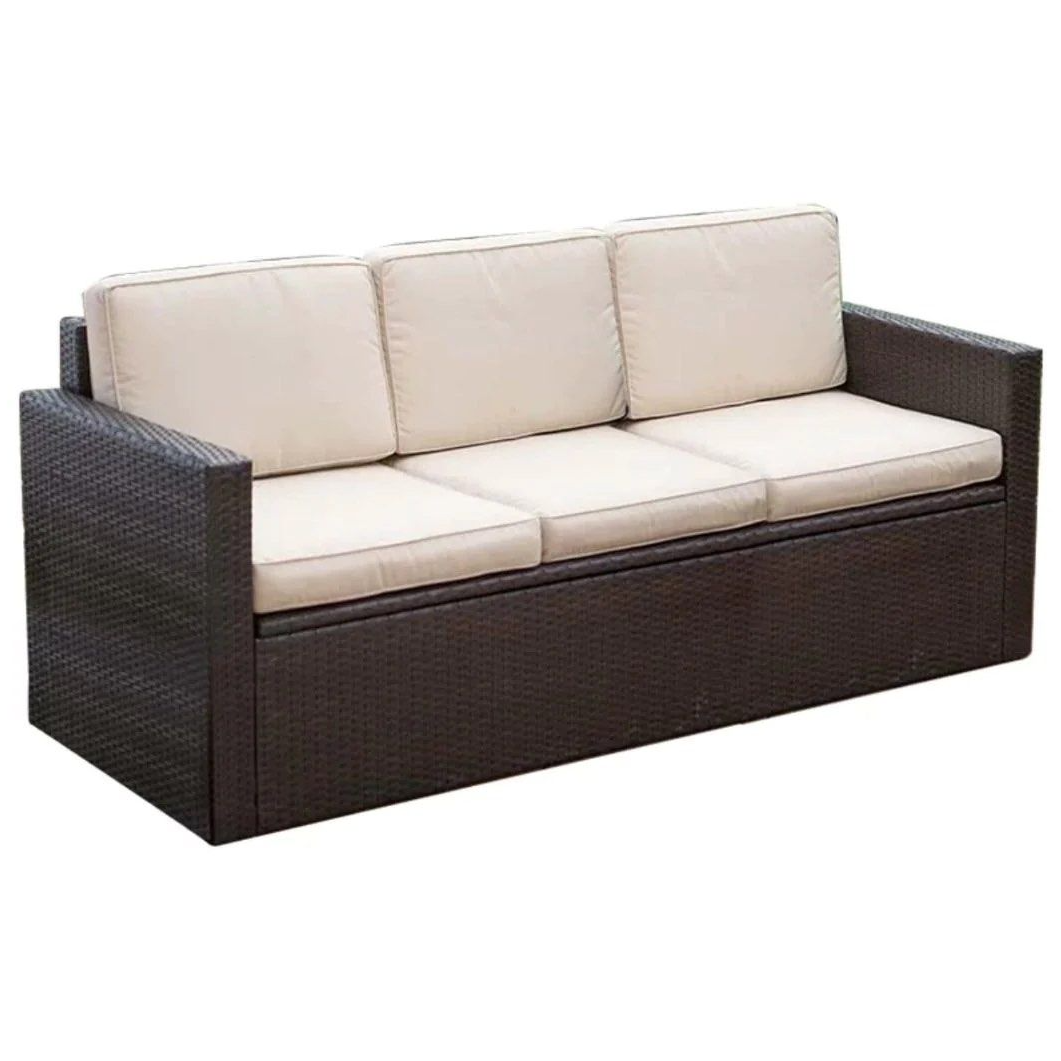 PELZAN Wicker Outdoor Sofa Set