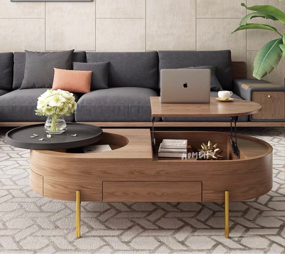 ZUCKUS Modern Coffee Table and Tv Console