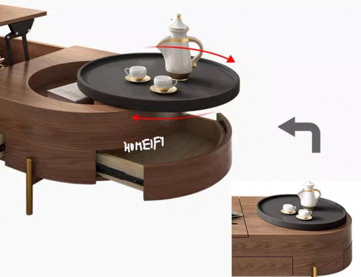 ZUCKUS Modern Coffee Table and Tv Console