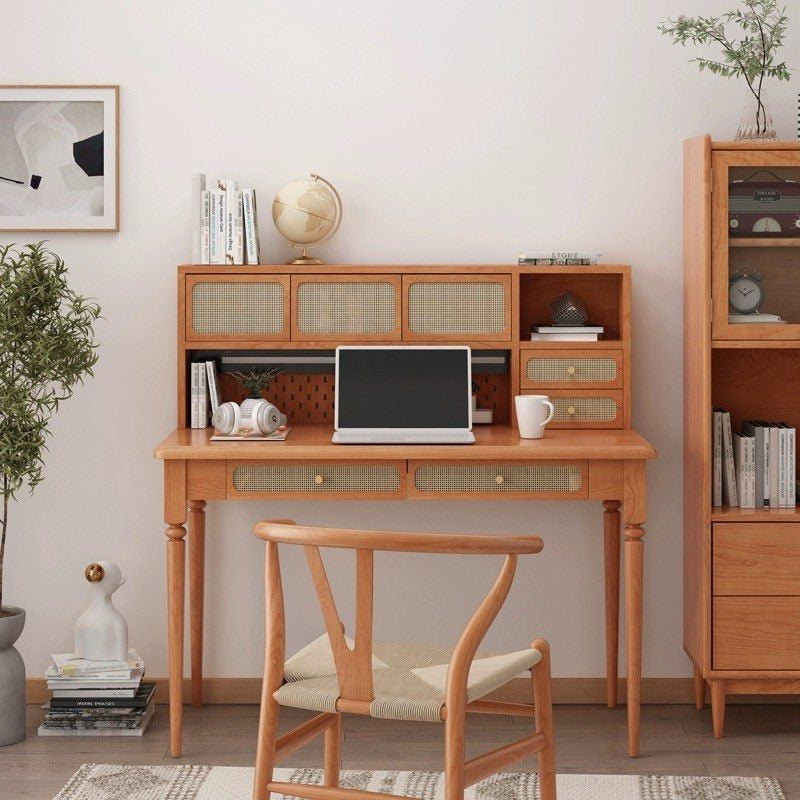 NOLAN Japandi Solid Wood Study Table