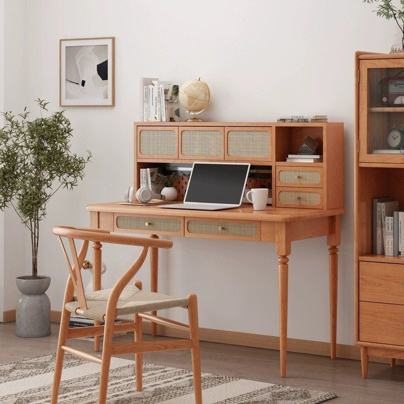 NOLAN Japandi Solid Wood Study Table