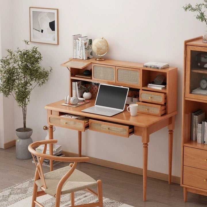 NOLAN Japandi Solid Wood Study Table