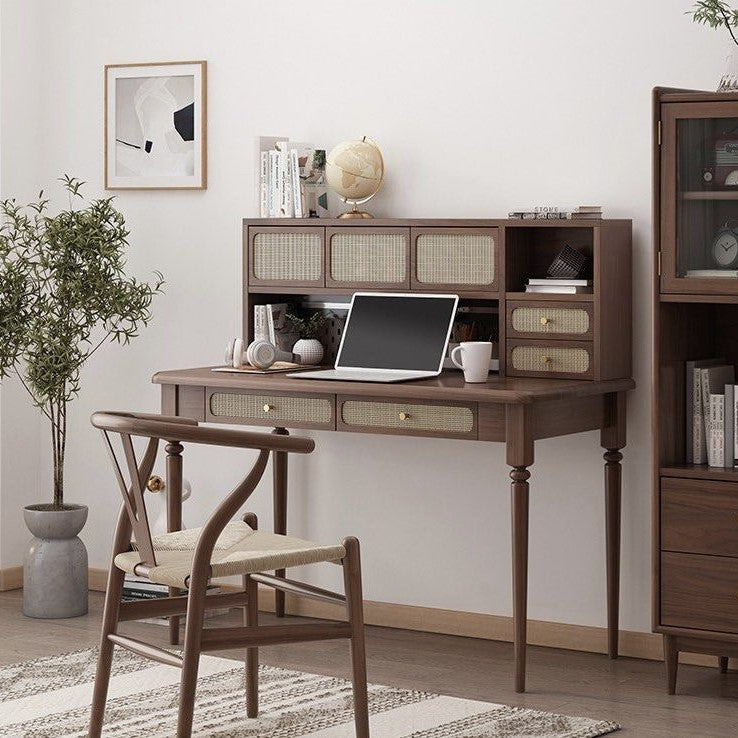 NOLAN Japandi Solid Wood Study Table