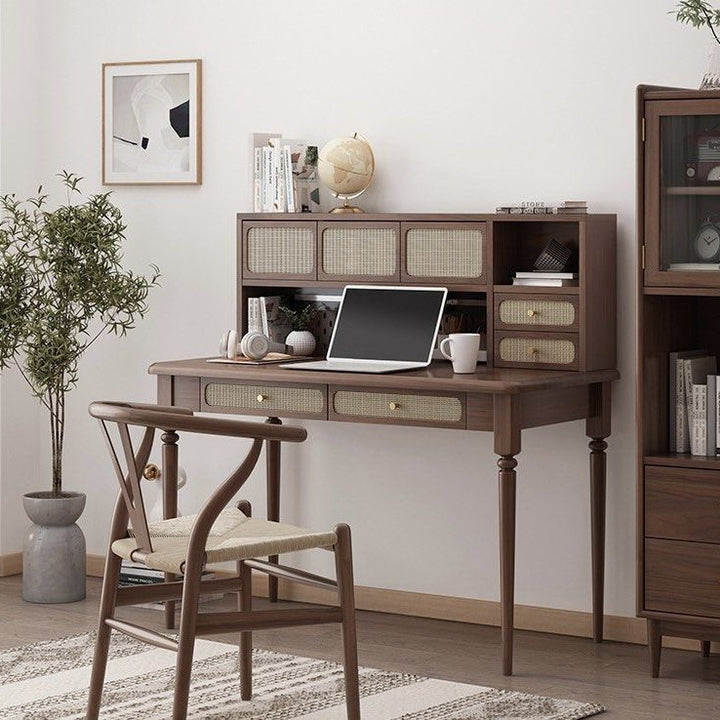 NOLAN Japandi Solid Wood Study Table