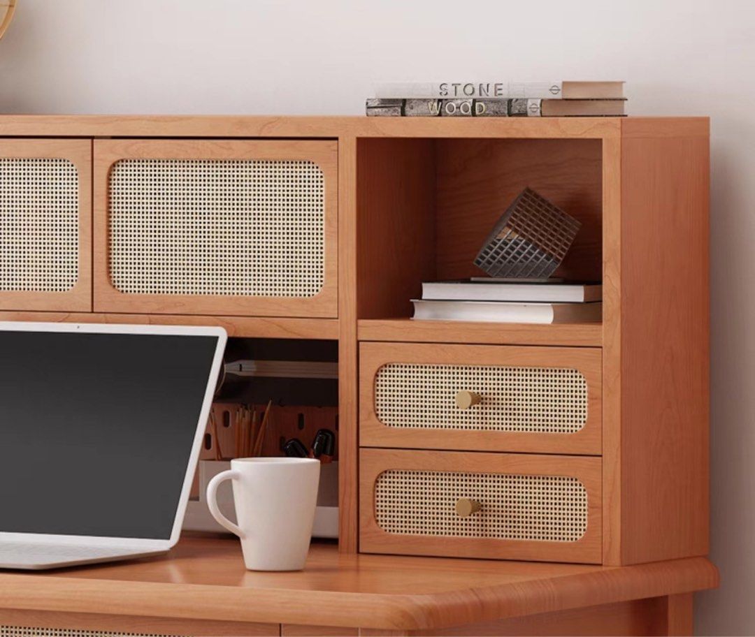 NOLAN Japandi Solid Wood Study Table