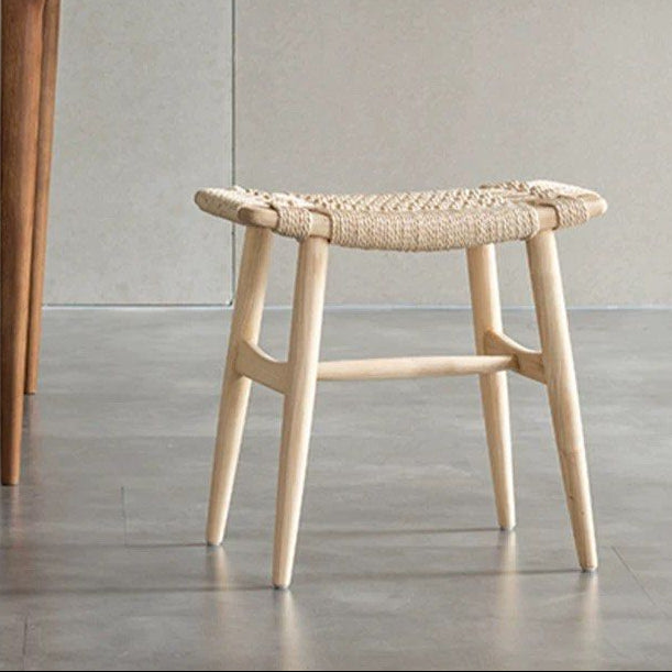 HASON Japandi Rope Woven Stool