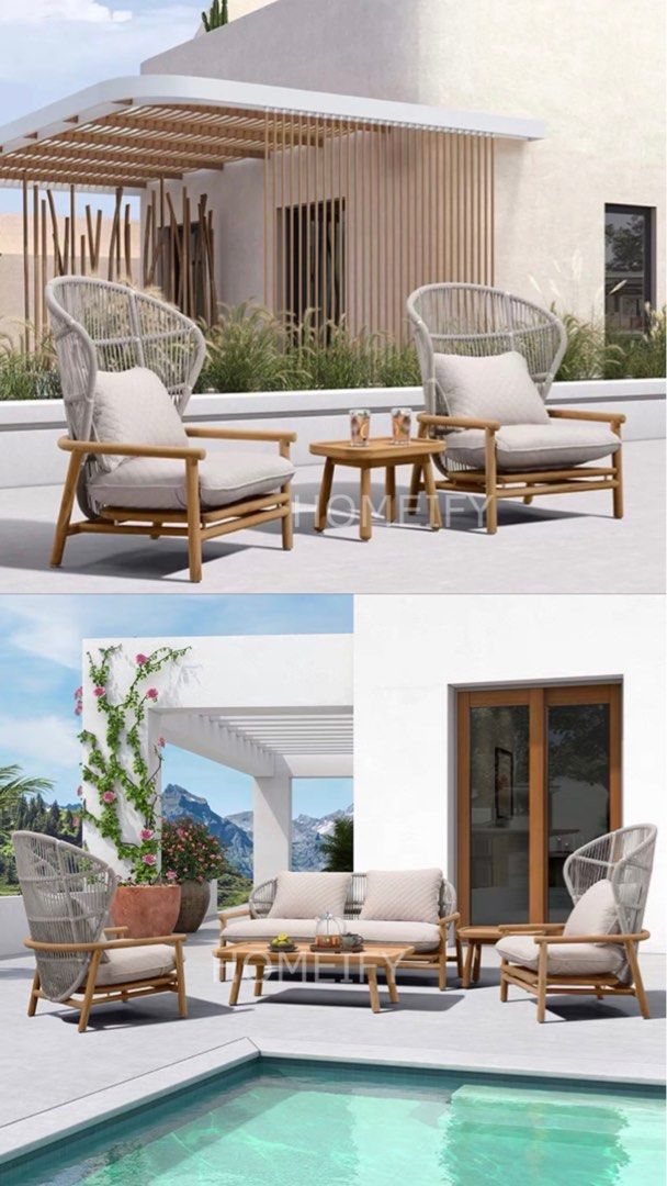 KELLY Modern Outdoor Chair and Table