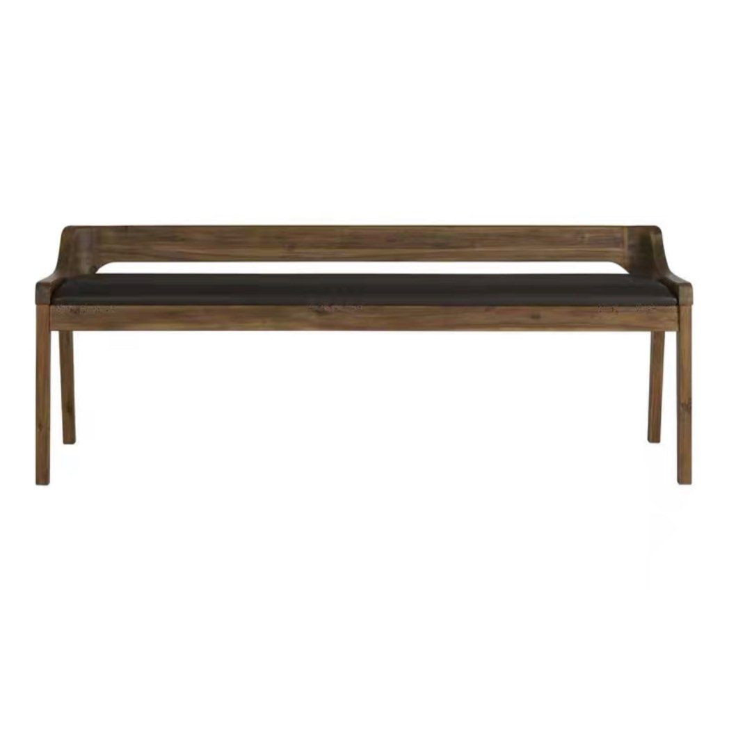 AERITH Rustic Solid Wood Bench