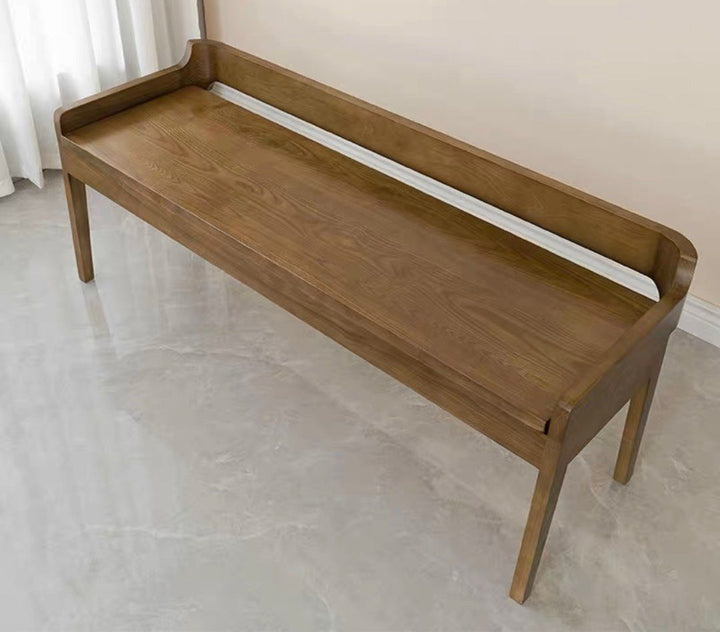 AERITH Rustic Solid Wood Bench