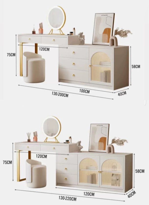 HAVON Modern Vanity Table Set