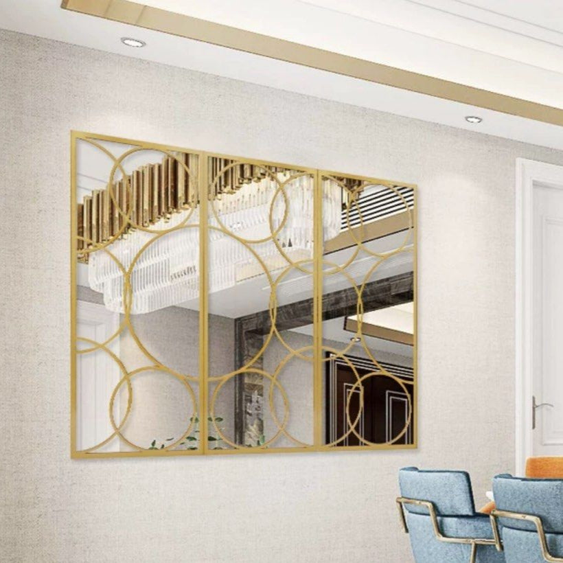 HAVORE Victorian Gold Accent Mirror