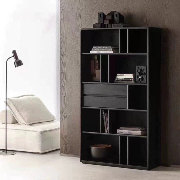 HAYDE Modern Solid Wood Bookshelf