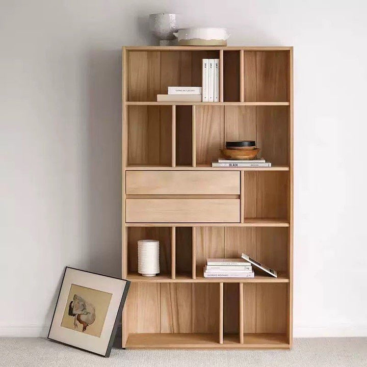 HAYDE Modern Solid Wood Bookshelf