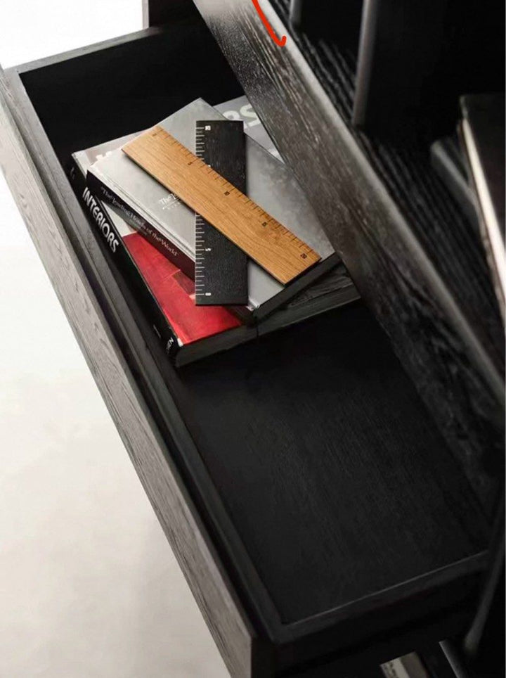 HAYDE Modern Solid Wood Bookshelf