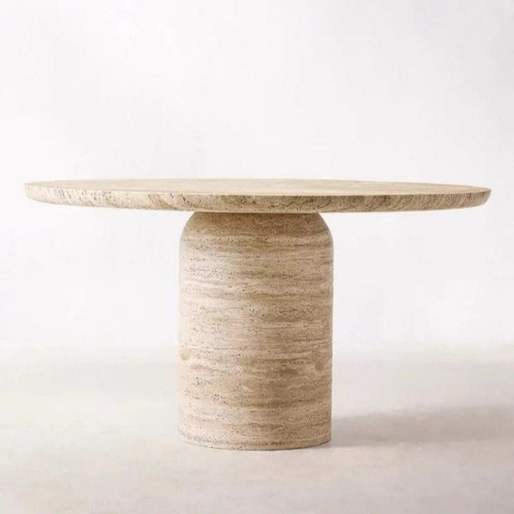 MARGOT Modern Travertine Dining Table