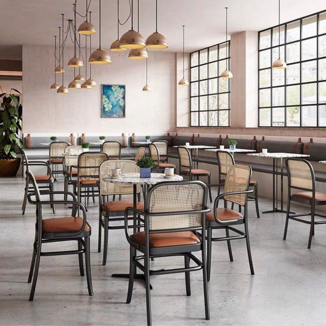 HEGOR Vintage Rattan Dining Chair - Radical Homes Singapore