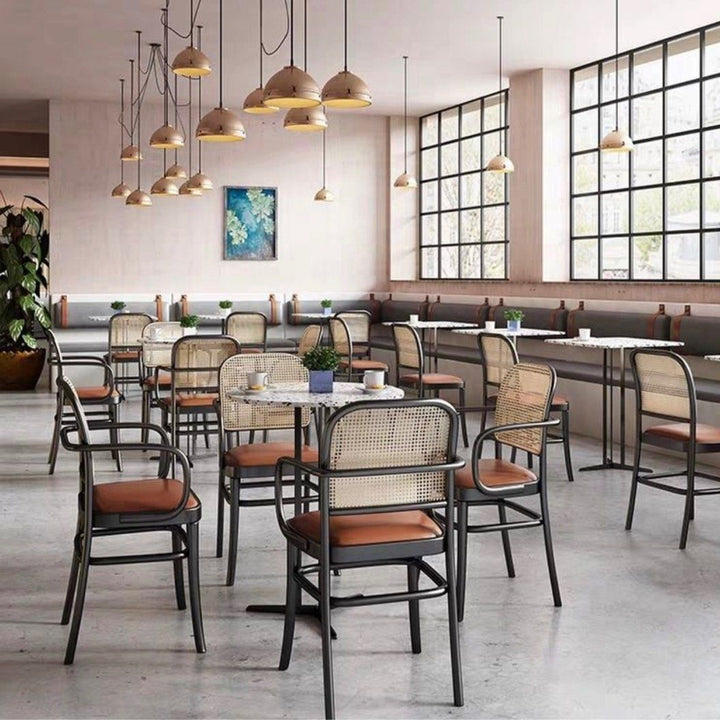 HEGOR Vintage Rattan Dining Chair - Radical Homes Singapore