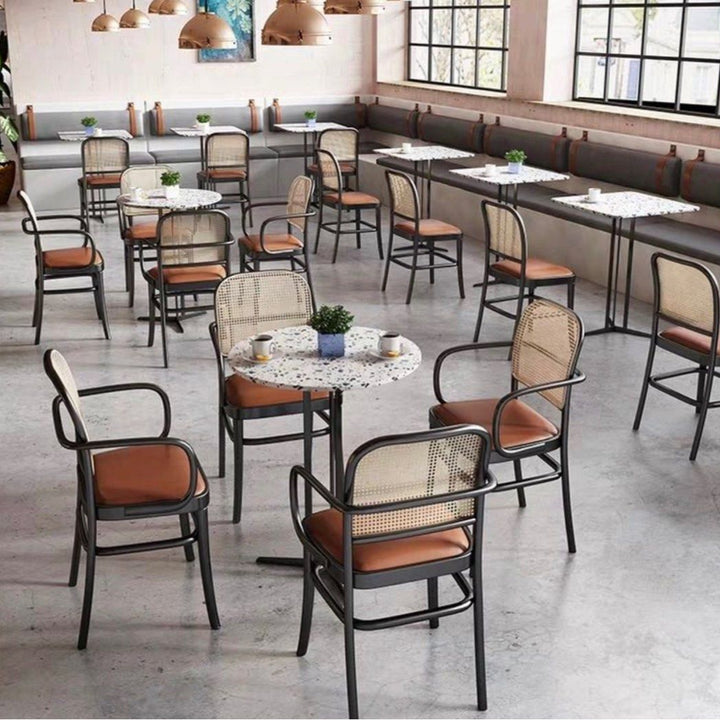 HEGOR Vintage Rattan Dining Chair - Radical Homes Singapore