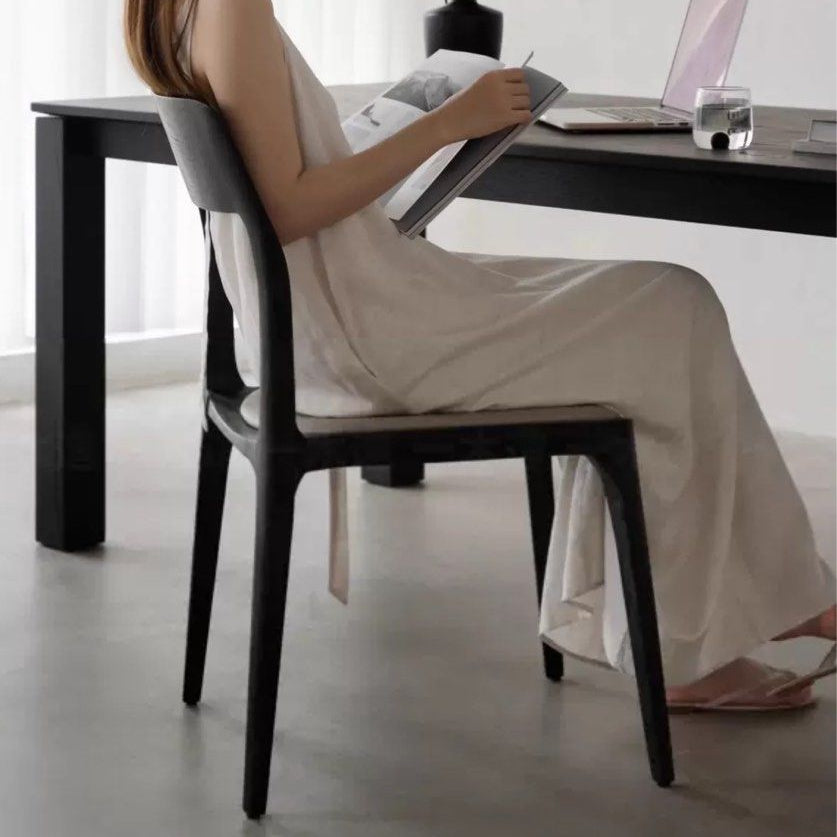 JAIME Modern Solid Wood Dining Chair - Radical Homes Singapore