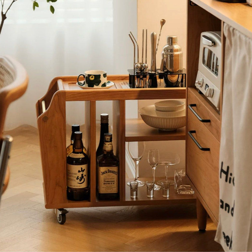 HEIRA Storage Trolley & Side Table
